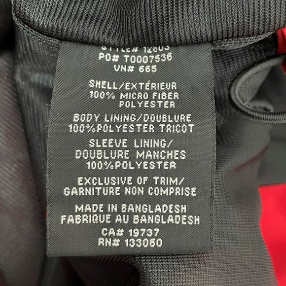 On Tour Men’s Short Sleeve Red Windshirt With Banff Logo Size Medium Brand New - Picture 10 of 11